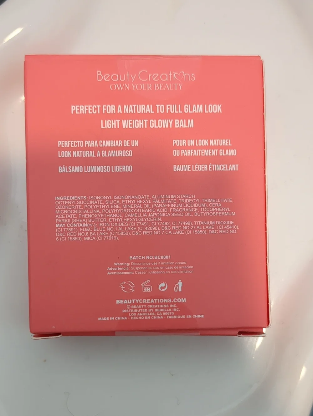 Beauty Creations nwt beauty